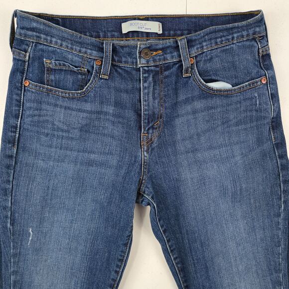 Levi's 515 boot cut jeans blue denim womens 8 M 5039 - Picture 2 of 12
